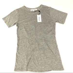 NWT DEREK LAM 10 CROSBY GRAY CREWNECK TOP